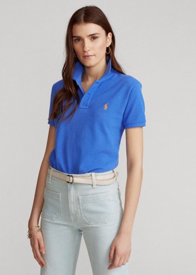 Women's Polo Ralph Lauren Classic Fit Mesh Polo Shirts | 572198XGJ